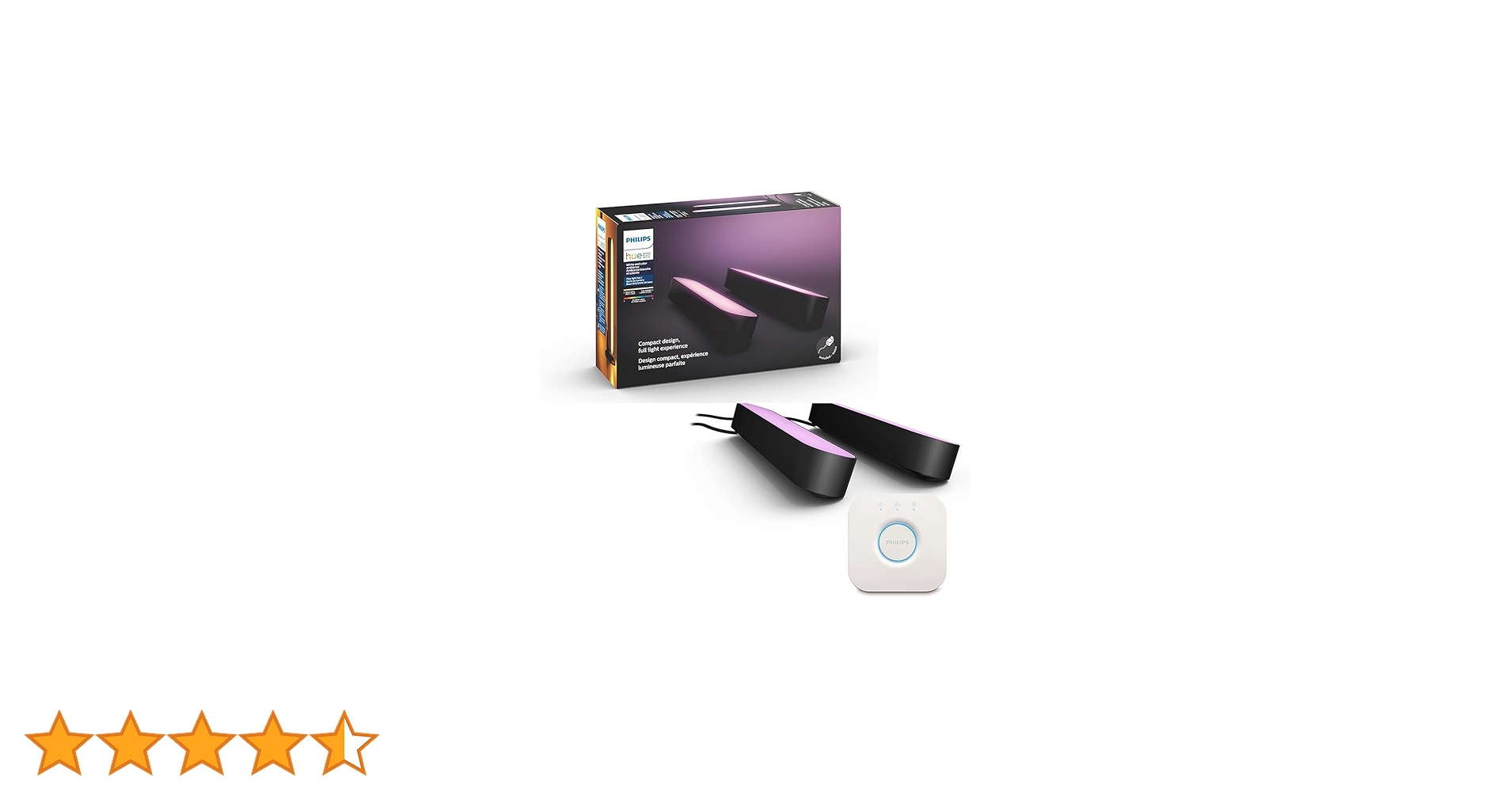 y*n様 【ブリッジ付き】Philips Hue Play ライトバー スタータ PHILIPS Hue「Play ライトバー」レビュー！映像や音に合わせて色